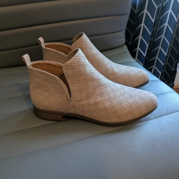 Tan Ankle Booties - Picture 1 of 5